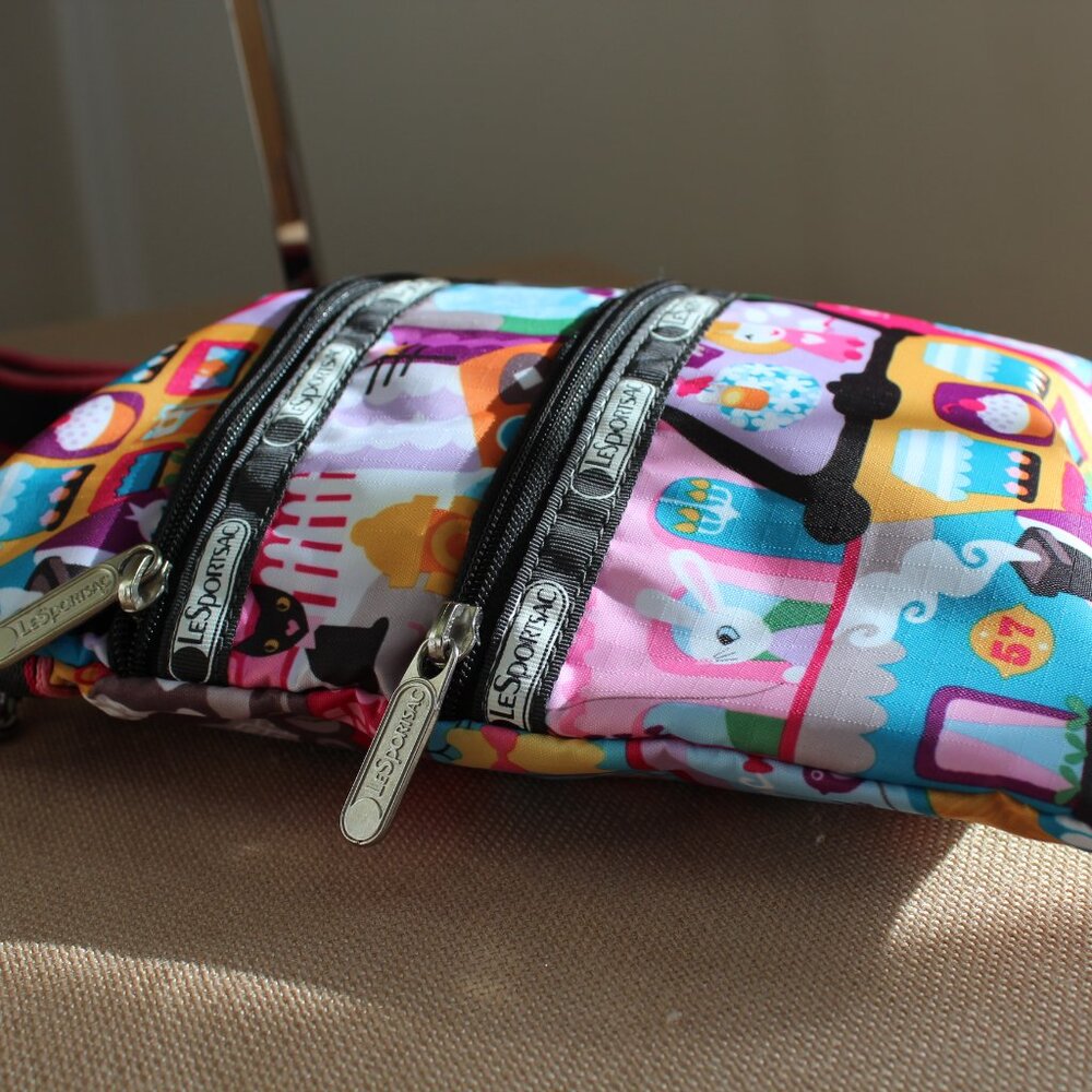 Lesportsac 3 zipper crossbody bag - Picture 7 of 11